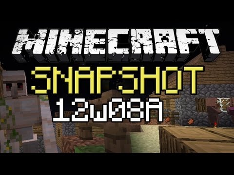 Minecraft: Snapshot 12w08a - Protective Iron Golems, Upside-Down Stairs and More!
