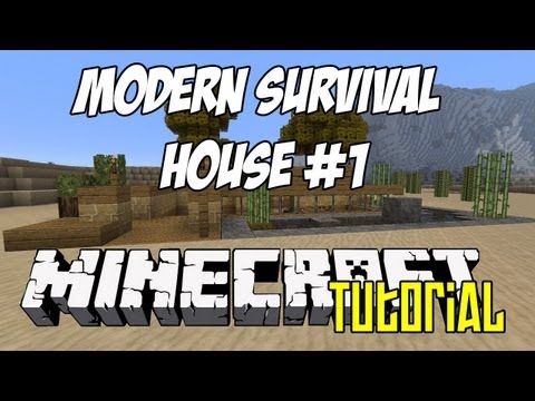 Minecraft Tutorial HD - Modern Survival House 1