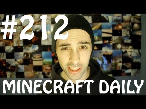 Minecraft Daily 12/03/12 (212) - Notch and Jeb Interview! Snow boarding! Auto XP Farm!