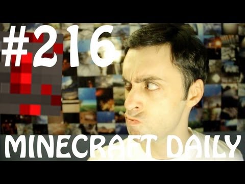 Minecraft Daily 19/03/12 (216) - 1.2.4 Thursday!? Notch BAFTA Speech! Mad Virus Minigame!