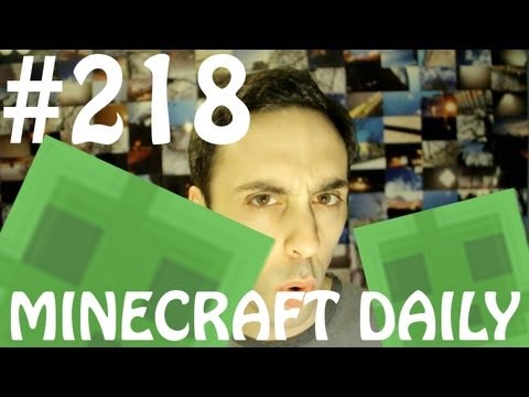 Minecraft Daily 22/03/12 (218) - 1.2.4! New planks! Cannon 2500 blocks up! Kingdom of the Sky 2!