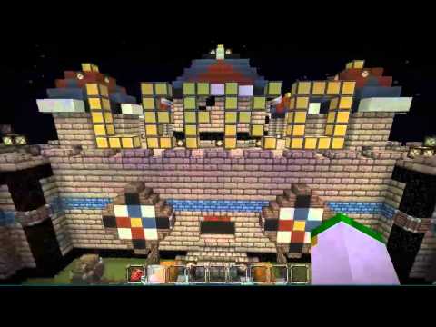 #Minecraft Rave castle build showcase
