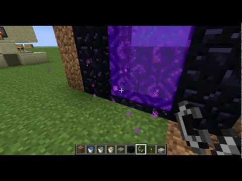 Make a Minecraft Portal without diamond or mining obsidian