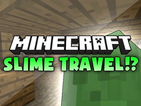 Minecraft: Slime Travel - Fastest Player Transport System!?