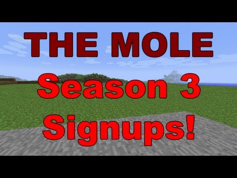 One week left to sign up for the mole!