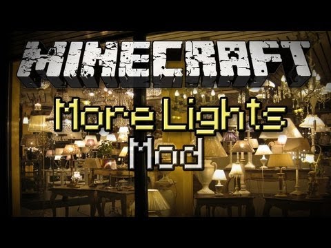 Minecraft: More Lights Mod - New Decorative Light Furniture!