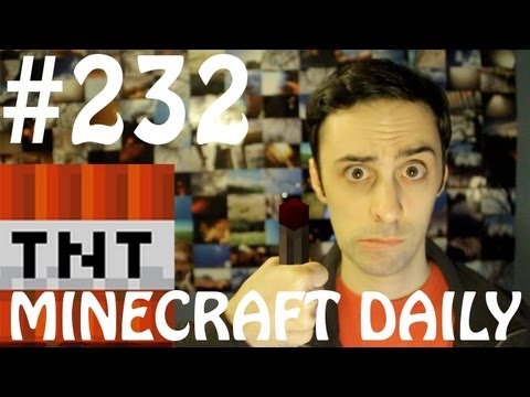 Minecraft Daily 12/04/12 (232) - Snapshot 12w15a! Make Charged Creepers! Zombie Attack!