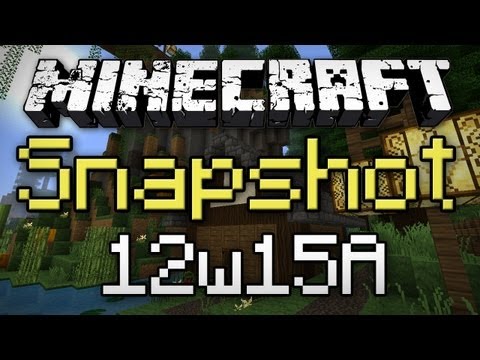 Minecraft: Snapshot 12w15a - Dispensable Boats, Shift-Clicking, and More!