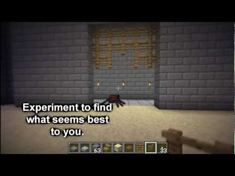 Minecraft: How to Construct a Castle - Part 3: Basic Entrance and Walls (Builder's Book)