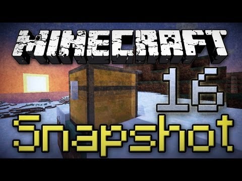 Minecraft: Snapshot 12w16a - Single-Player Commands and Starting Chests!