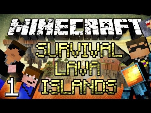 Minecraft: Survival Lava Islands - Part 1 - The Bridge!