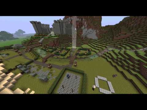 #Minecraft Timelapse Castle and Gardens