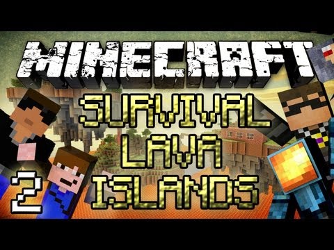 Minecraft: Survival Lava Islands - Part 2 - Where The Food At?