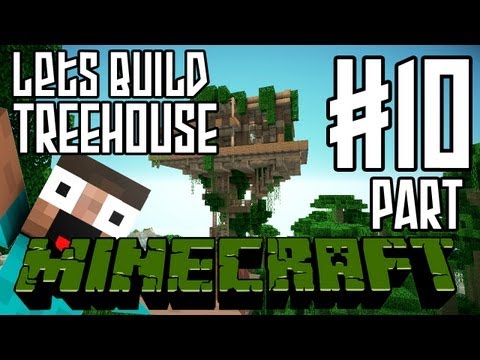 Minecraft Lets Build HD: Jungle Treehouse - Part 10