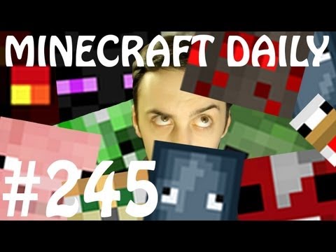 Minecraft Daily 01/05/12 (245) - Self Building Village! The Wild Ocelot! Space Impact!