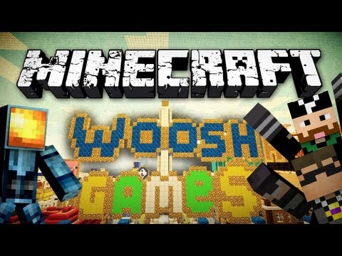 Minecraft: The Woosh Games w/ CavemanFilms and SkyDoesMinecraft!