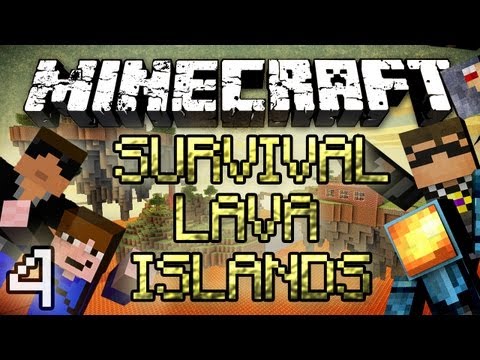Minecraft: Survival Lava Islands - Part 4 - Escape the Island!