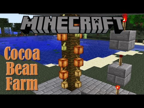 Cocoa Bean Farm Tutorial - Minecraft