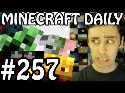 Minecraft Daily 17/05/12 (257) - Realistic Minecraft? Easy Xp Farm Tutorial! Moving Blocks mod!?