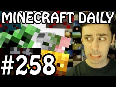 Minecraft Daily 18/05/12 (258) - Working Redstone Dice! The Minebot! Steve Discovers Enderpearls!