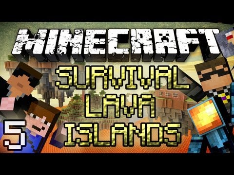 Minecraft: Survival Lava Islands - Part 5 - The Mansion!