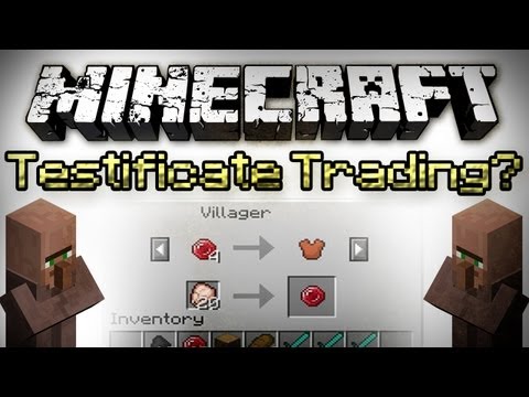 Minecraft Update: Testificate Trading and Currency?