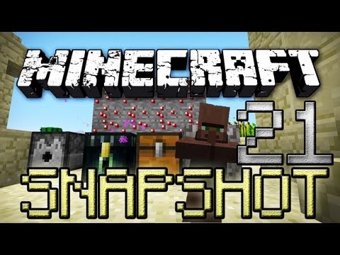 Minecraft: Snapshot 12w21a - Emeralds, Trading, Pyramids, Ender Chest, and More!