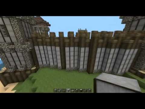 #Minecraft Medieval wall [TUTORIAL]