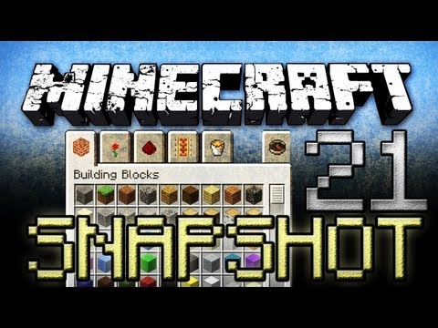 Minecraft: Snapshot 12w21b - New Creative Menu!