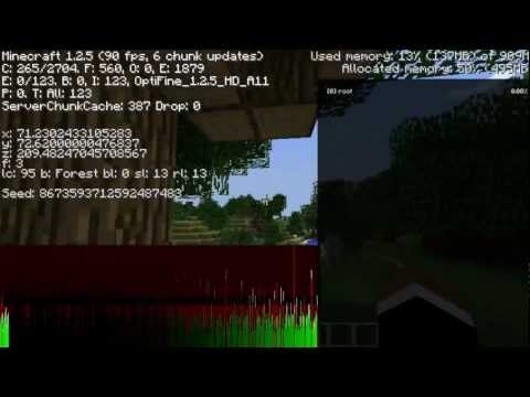 #Minecraft 1.2.5 Amazing seed! Meteor & amazing caves