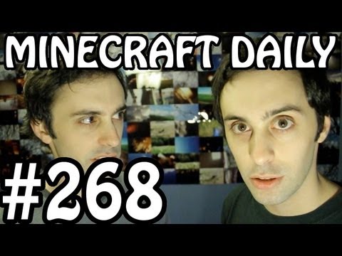 Minecraft Daily 04/06/12 (268) - 10k Subs! The Library! Wolfenstein! Old Uncle Dudy! Survival Games!