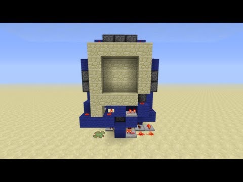 3x3 Piston Door In 60 Seconds! [Minecraft Speed Build]