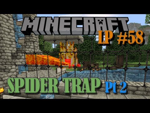 Spider Trap + New Dispensers (pt 2) - Minecraft LP #58