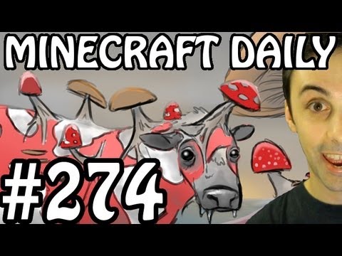 Minecraft Daily 20/06/12 (274) - Spleef World Cup 2012! Diamonds are Forever! Cow Abduction!