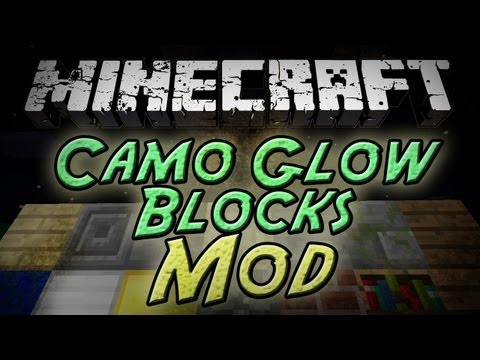 Minecraft: Camouflage Glow-Blocks Mod - Disguised Glowing Blocks for Builders!