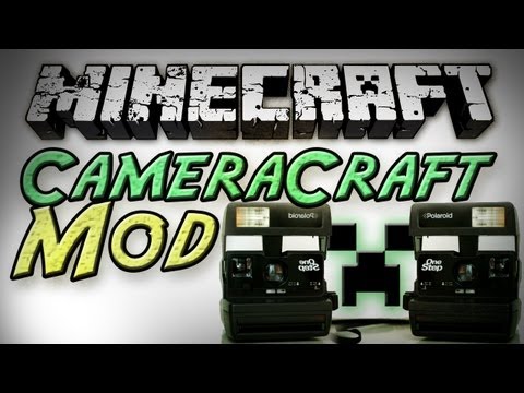 Minecraft: CameraCraft Mod - Take Pictures in Minecraft!