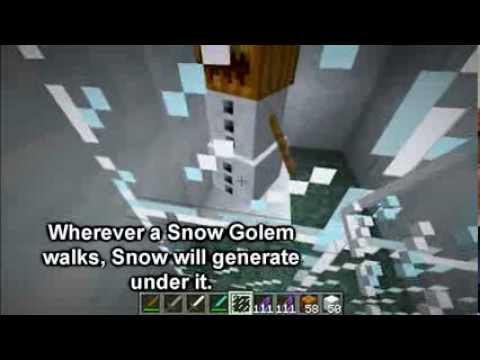 Minecraft Mob Guide - Snow Golem