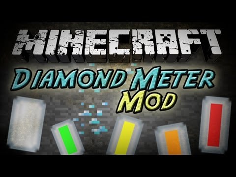 Minecraft: Diamond Meter Mod - Find Diamonds Easier!