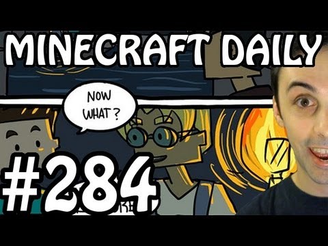 Minecraft Daily 12/07/12 (284) - Summer Picnic Art! Egg's Guide! Generating Level Comic!