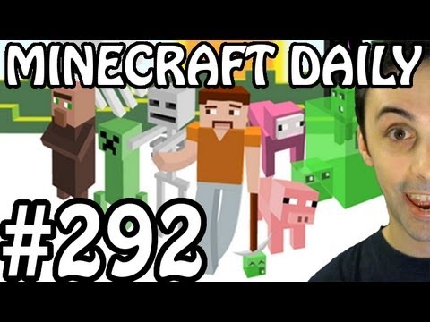 Minecraft Daily 26/07/12 (292) - 1.3 prerelease! Potion Spawners!? Mission Control! Songs!