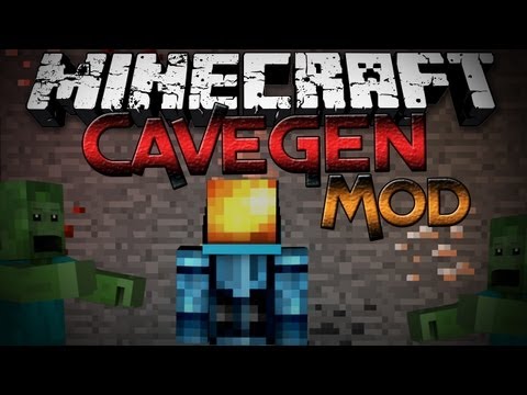 Minecraft Mod Showcase: Cavegen - Massive Cave World!