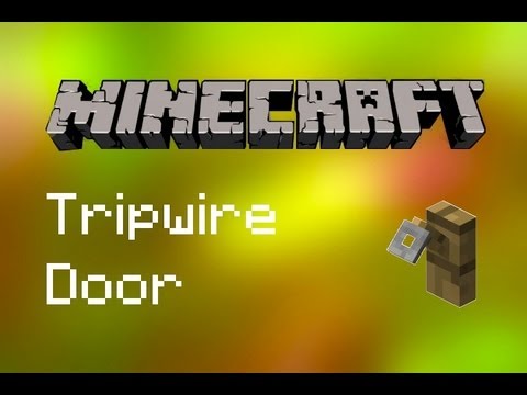 #Minecraft 1.3: Tripwire Controlled Doors [TUTORIAL]