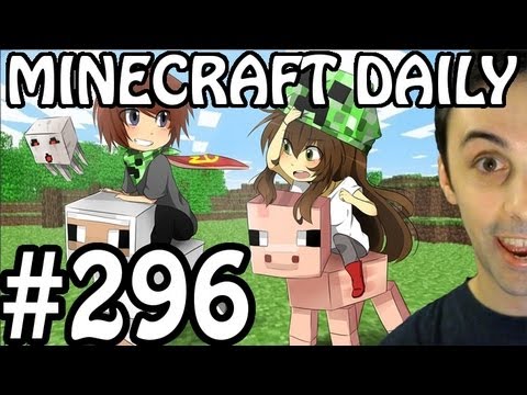 Minecraft Daily 15/08/12 (296) - Item Frames! 7 Essential Traps! Screw the Nether!