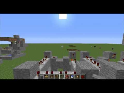 #Minecraft 5x5 TNT Cannons ( Sky and Ground) TUTORIAL