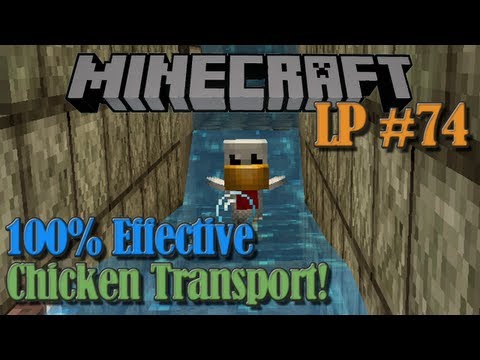 100% Effective Chicken Transport - Minecraft LP #74