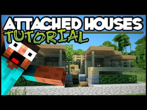 Minecraft Tutorial HD: Attached Village Houses