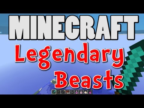 Minecraft Legendary Beasts Mod - New Bosses! New Weapons! (Mod Showcase Test Drive)