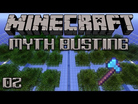 Minecraft Myth Busting 02 Does Fortune Affect Leaves?