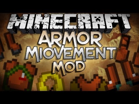 Minecraft Mod Showcase: Armor Movement Mod - Jetpacks, Heelys, Bananas and MORE!