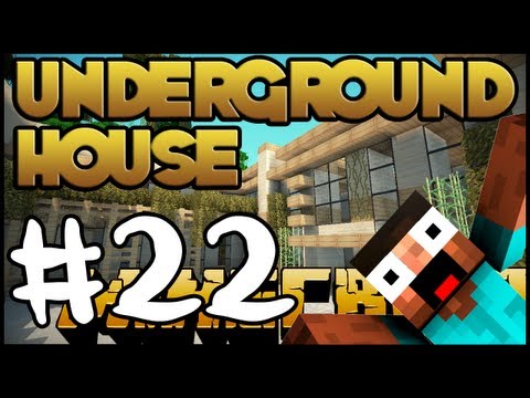 Minecraft Lets Build HD: Underground House - Part 22